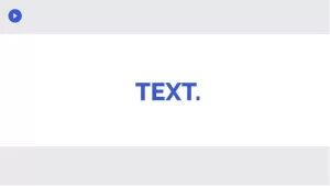 Text video mask